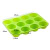 FAIS DU Silicone Cake Mold Round Shape Rectangular Silicone Bread Pan Cake Round Shape Mold 12 Holes Muffin Cupcake Baking Pans
