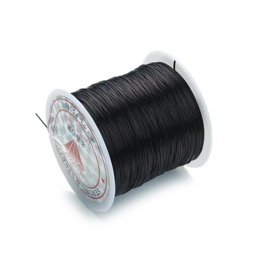 Colorful Handmade Beaded Bracelet with Elastic Cord and Crystal Beads