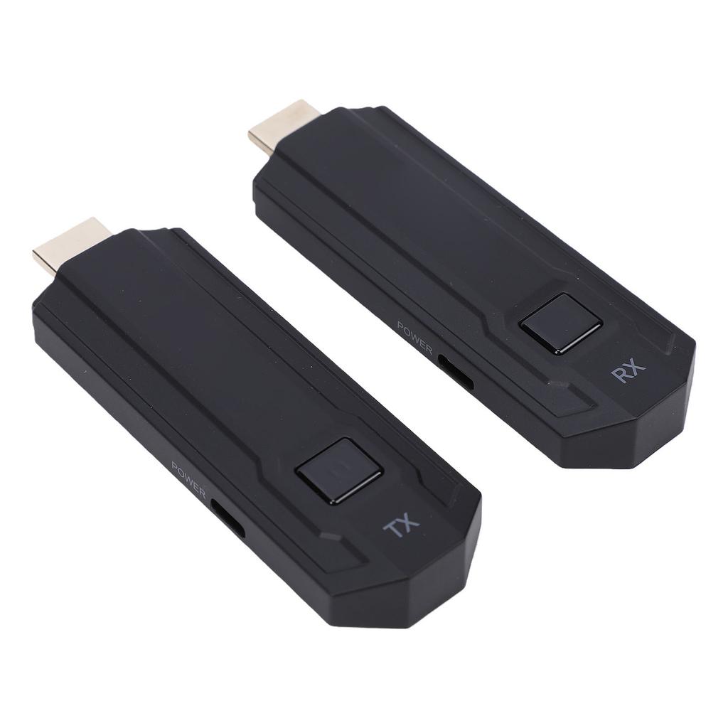 Émetteur-Récepteur Multimédia sans Fil HD avec Adaptateurs de Prise Portée 50m Support Décodage Entrée 4K 1080P