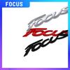 LLC3 1PCS Metal For Ford Focus Logo Glossy black Red Emblem Car Rear Trunk Sticker Decoration Badge Styling Accessories