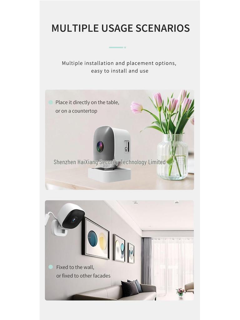 HD Night Vision Wireless Surveillance Camera with Remote Mobile Monitoring