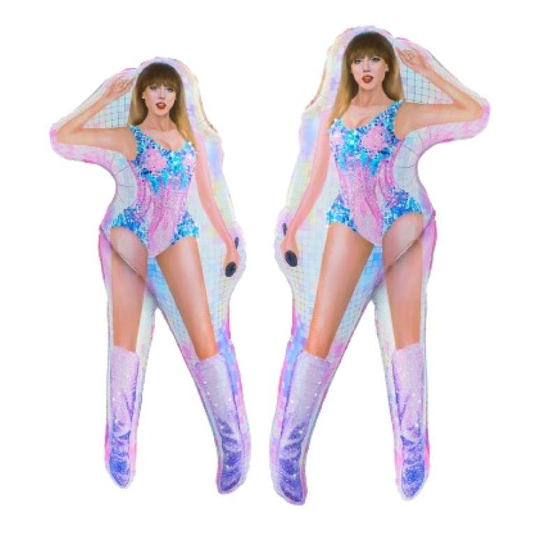 Elegant Taylor Swift Themed Aluminum Foil Balloon For Parties And Celebrations