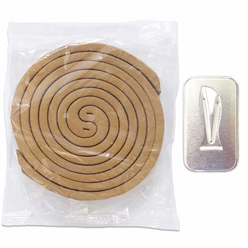 Lion Chemical Smoke-Friendly, Traditional Natural Pyrethrum Mosquito Repellent, Regular Type, 30 Rolls