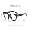 0 -0.5 -0.75 To -6.0 Leopard Frame Square Prescription Glasses For The Nearsighted Anti Blue Light Power Glasses With Diopters