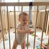 Cartoon Animal Shape Baby Pull Up Rings Dangling Toddler Standing Assist Handle  Infant Bed Fence