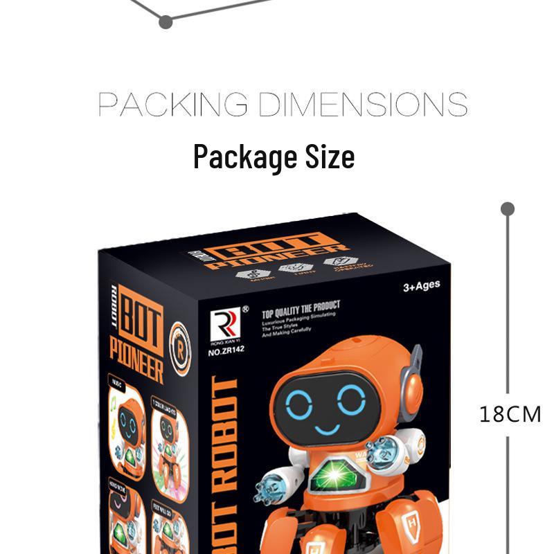 Electric Six-Claw Dancing Octopus Robot Toy with Lights and Music for Kids