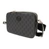 Gucci Geantă Messenger Crossbody din Pânză cu Monogramă GG Neagră Unisex pentru Utilizare Zilnică
