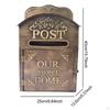 Wall Mount Mailbox Mail Box Premium Practical Easy to Install Vintage Decorative for Yard