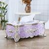 European Style Plastic Tissue Box for Living Room, Dining Table, KTV, and Creative Napkin Display