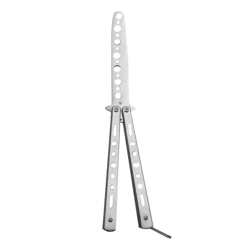 Unsharpened Folding Butterfly Practice Comb for Outdoor Camping