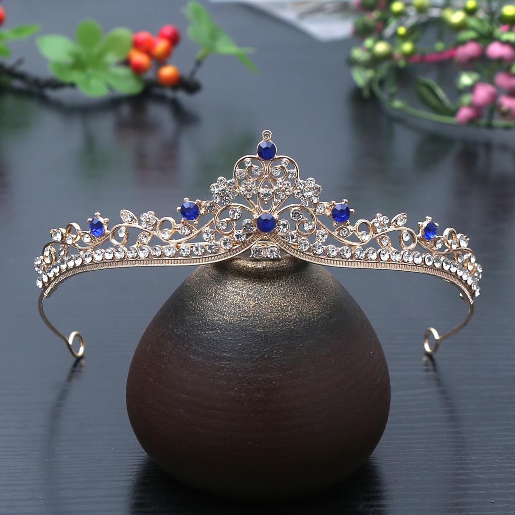 1pc Exquisite Princess Crystal Hair Crowns Headband Girls Bridal Prom Crown Wedding Party Accessiories Hair Jewelry