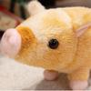 Fluffy Plush Piggy Doll Soft Stuffed Animals Plush Kawaii Piggy Plush Toy  Decoration