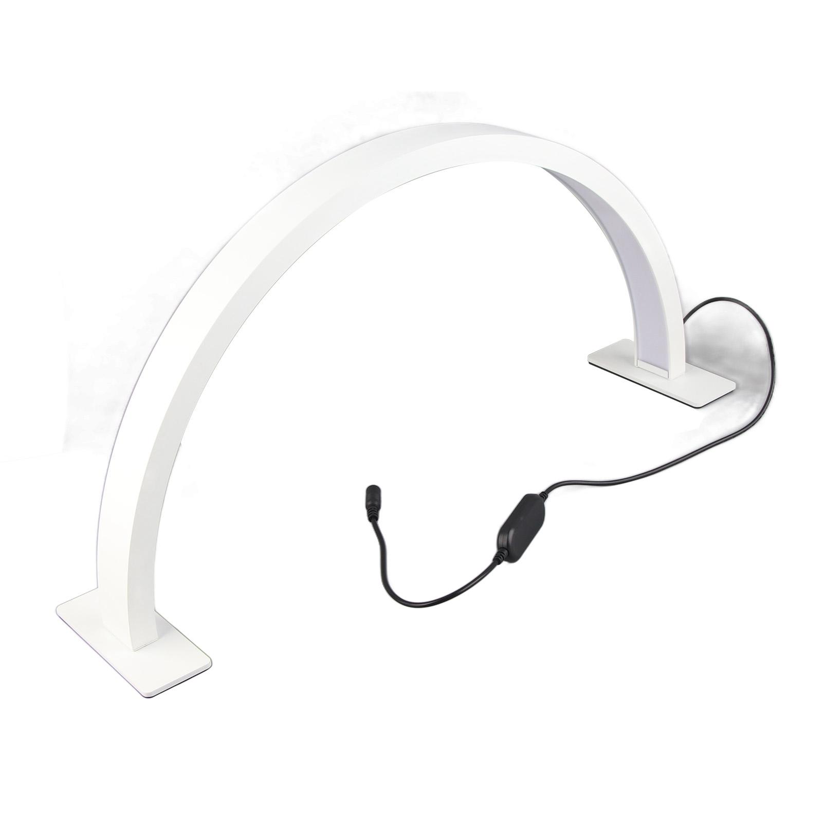 

25 Вт Полумесяц Лампа для ногтей 3000‑6000 К Диммируемая светодиодная лампа для ресниц для салона красоты 100‑240 В Маленькая EU Plug