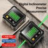 Digital Inclinometer With Green Laser High Accuracy For Woodworking Construction Home Measurement