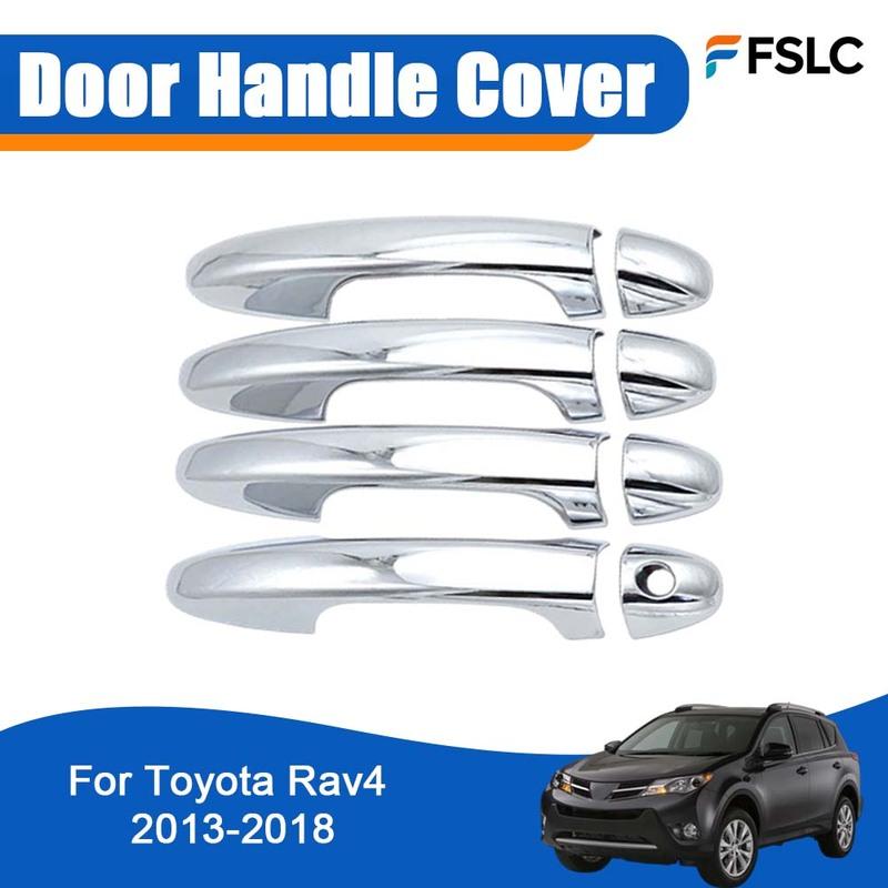Cars Accessories Door Handle Cover For Toyota Rav4 2013-2018 Silver Car Decoration Styling Upgrade Modify A Car