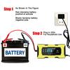 Nass-Trocken-Blei-Säure-Gel-Ladegerät Universal-Auto-Autobatterie-Ladegerät Pulsreparatur Smart Truck Motorrad Auto-Ladegerät 12V 6A
