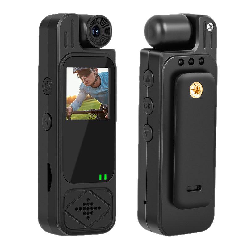 Y9 HD Night Vision Camcorder: Portable Back Clip Screen Recorder