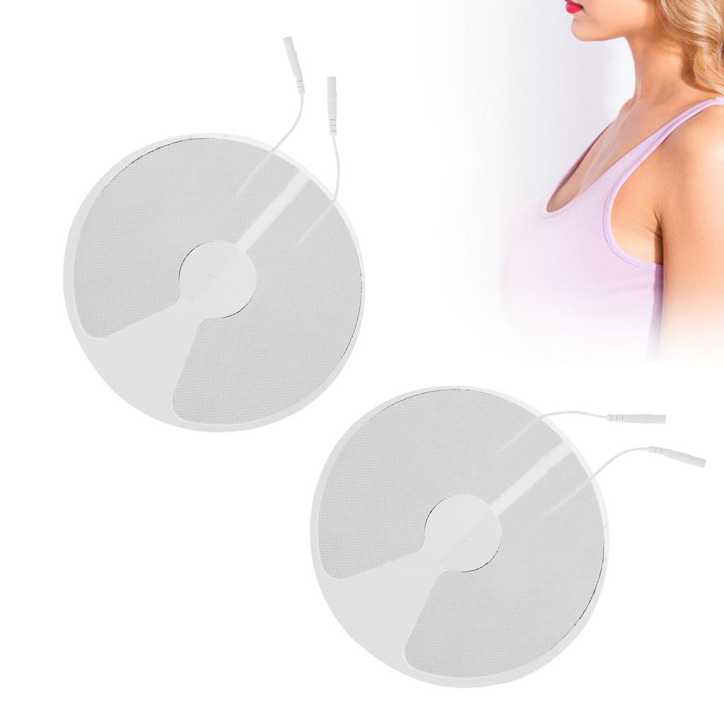 2pcs NonWoven Fabric Chest Breast Electrode Pads for Electric TENS Physiotherapy Machine 16cm 6.3in