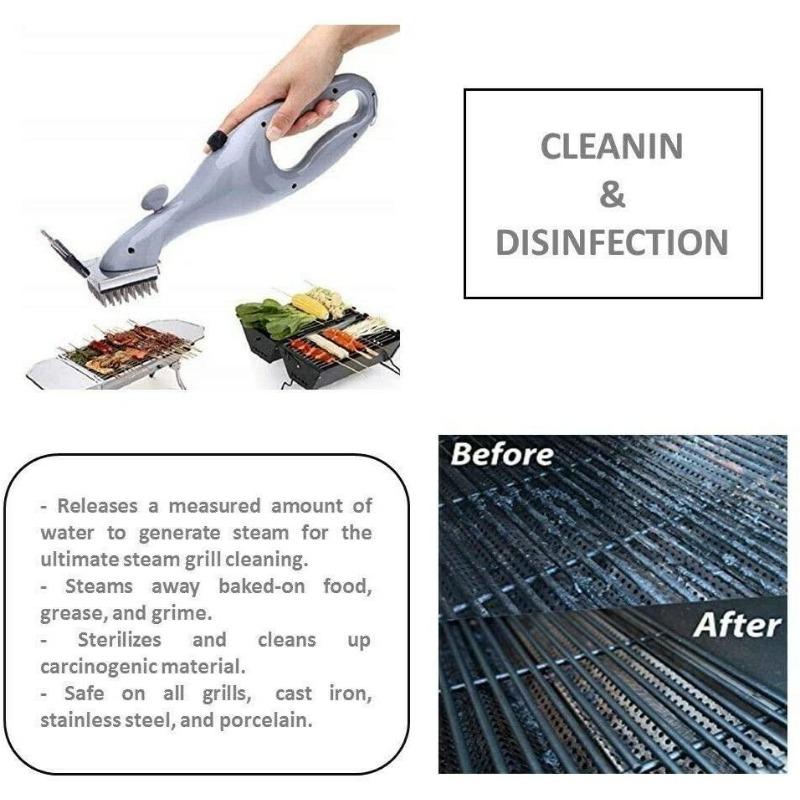 Barbecue Grill Outdoor Steam Cleaning Brushes BBQ Cleaner Suitable For Charcoal Scraper Gas Accessories Cooking Kitchen Tool