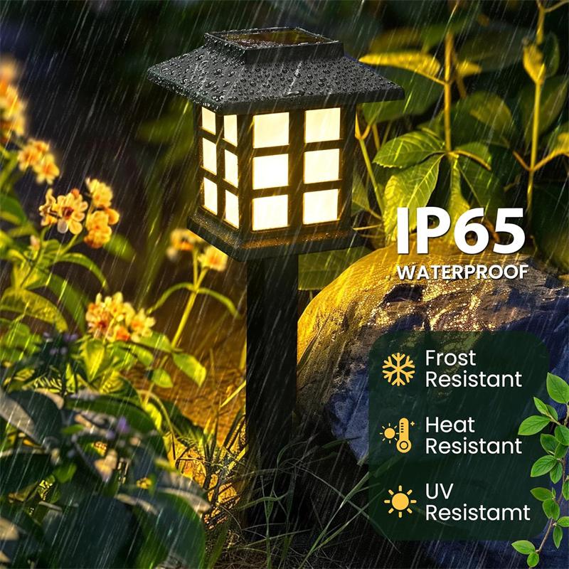 Waterproof Solar LED Outdoor Lights, Solar Garden Landscape Lamp for Yard Patio Walkway Driveway, Solar Lawn Decor Lighting