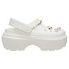 Crocs EVA Fashionable Comfortable Versatile Clogs Women Footwear White 210271-0WV