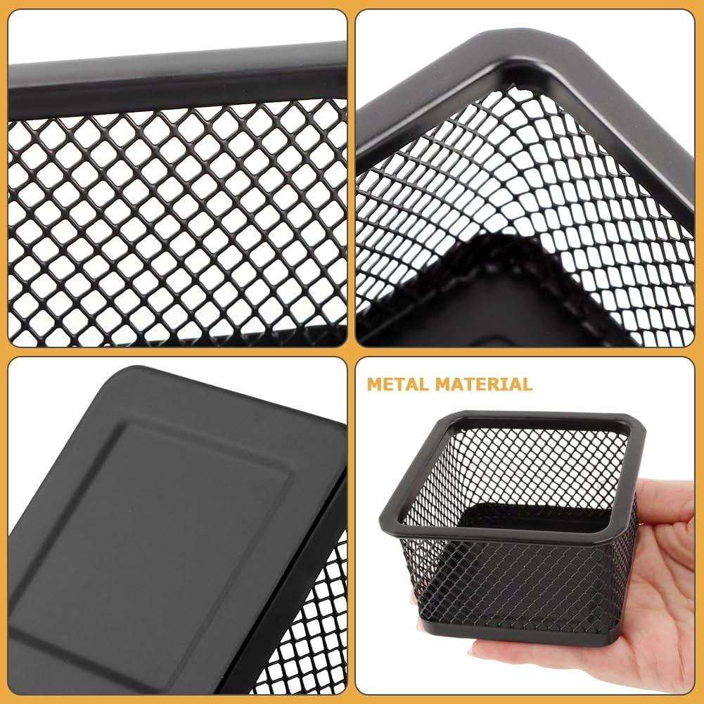Paper Clip Holder for Desk, Paperclip Holders Mesh Paperclip Dispenser Organizer for Desk Binderclip Bobby Pin Holder Container for Home Office