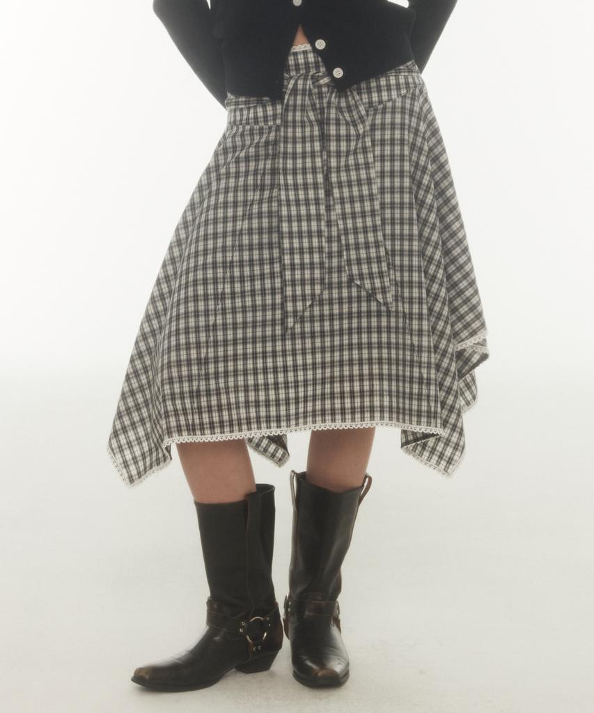 Midnight Move Ch Strap Skirt (Black)