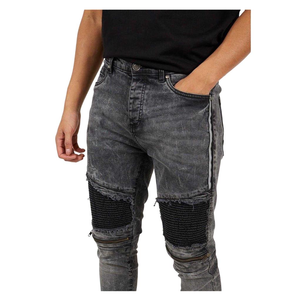 BRAVE SOUL Mens Washed Denim Jeans