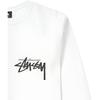 Stussy Stock Pigment Dyed Long-Sleeve Tee Natural Men Tops Cream 1994326-NATU