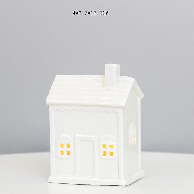 Keramikos namas žvakidė Keraminė arbatinės žvakidė Žvakių degiklis namų miegamojo dekoravimui Įkurtuvių dovana