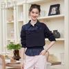 Bailuyu Women's Flower Decor Off-Shoulder Sweatshirt