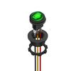 SPST 3 Pin Round Rocker Switch Toggle Switch 12V Waterproof Lighted LED On/Off Switch for Car Marine Toggle Switch Pushbutton Switches 3