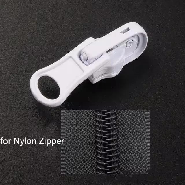 5/10/20Pcs Zipper Puller 3# 5# 8# Double Sided Rotary Zip Sliders Head Jacket Garment Decor Zippers Slider Sewing Accessories