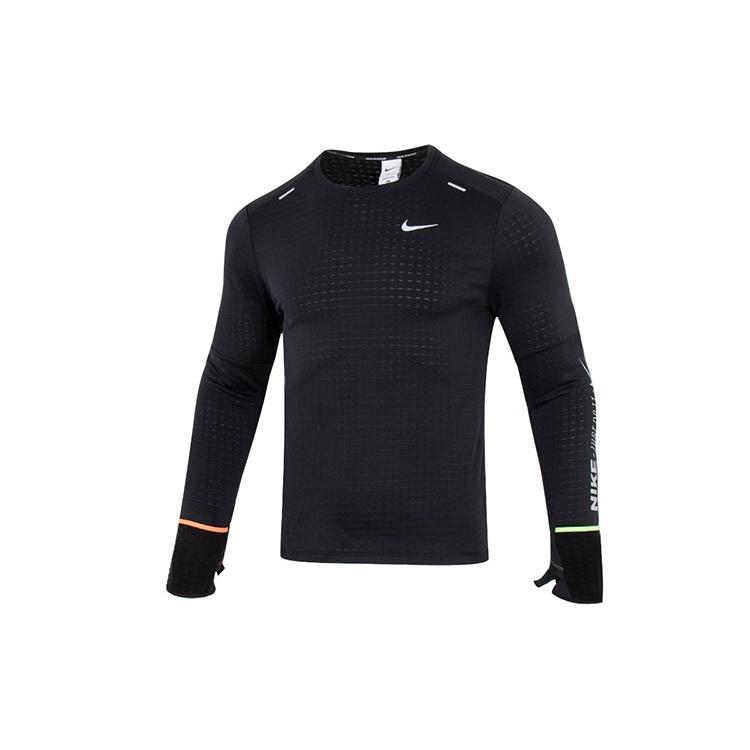Nike M Nk TF Turf Rpl Elmnt Crew Tip Tee Black White Men s FB1829-010 S