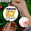 1pc Gen Z Style Funny I Survived 67 Days of School Acrylic Ornament Hanging Decor Gift for Teachers Students