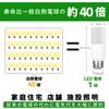 T-shaped LED bulb, E26 base, 6.7W, equivalent to 60W, warm white, 1099lm, omnidirectional, replaces EFD15 compact fluorescent lamps, compatible with
