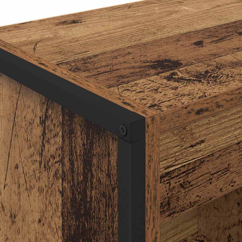 Vintage Wood Bookshelf 40 x 30 x 189.5 cm Engineered Wood