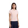 Skechers Godri Fashion Simple Moisture-Wicking Quick-Dry Short Sleeve Polo Shirt Women Tops Cloud-Pink P225W210-053G