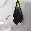 Grenade Aquarelle Drapeau de la Grenade Tenue Grenadienne Serviette Visage Douce Séchage Rapide Piscine Bain Serviettes Coton Absorbante