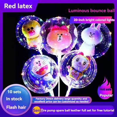 Palloncini Bobble Luminosi da 20 Pollici Materiale Trasparente Crea un'Atmosfera di Festa Unica Rendi Speciale il Tuo Evento!