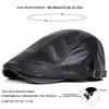Newsboy Brand Latest Fresh Color Plain Solid Leather PU Faux School Old Vintage Men Caps British Painters Hats Spring Autumn Side Adjustable Flat