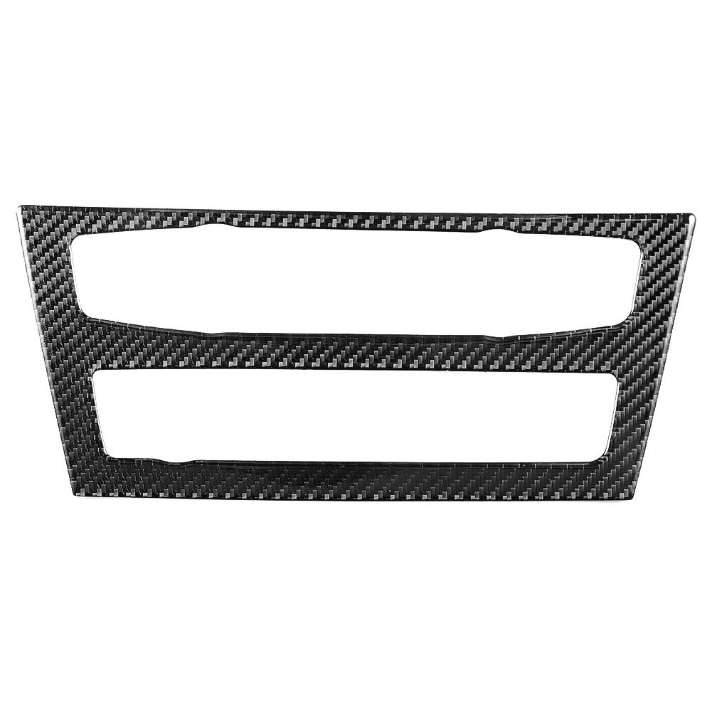 Carbon Fiber Air Conditioning CD Panel Trim Frame Decoration Fit for F25 X3 F26 X4