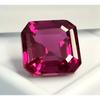 Certified Natural Rose Pink Rhodolite Asscher Cut 10-12 Ct Beautiful Gemstone