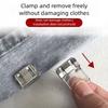 10Pieces Invisible Anti Dragging Clips Easy Adjustable Hem Tool Plastic Alloy Texture Suitable for All Sizes Pants