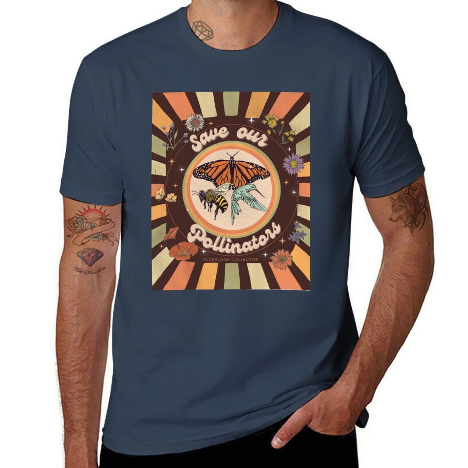 Save Our Pollinators Tshirt Classic Basic Casual Tshirt S