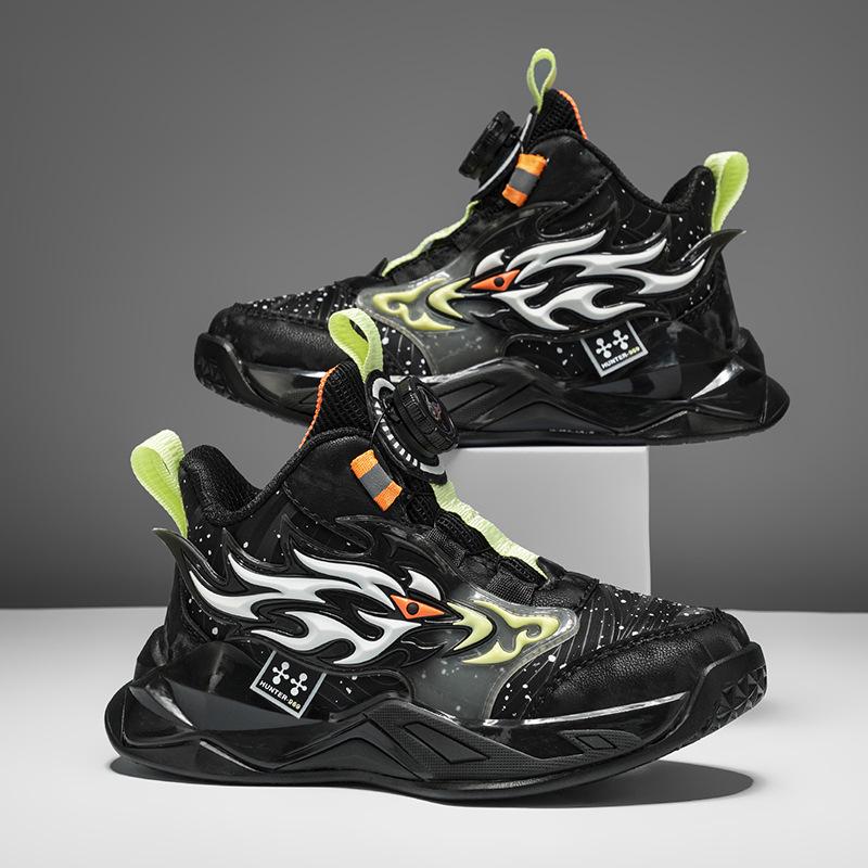 2025 Boys' Basketball Shoes: Non-slip, Autumn/Winter Style, Perfect for Training & Running, for Kids & Students.