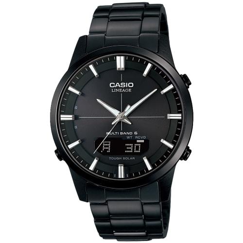 

Casio Lineage Radio-Controlled Solar Watch LCW-M170DB-1AJF Men s Black