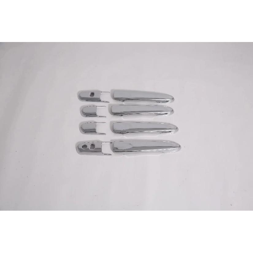 

For Toyota Rush 2018 ABS Carbon Fiber Door Handle Cover Door Bowl Frame Trim Sticker Car Styling Accessories Silver 1K 2B