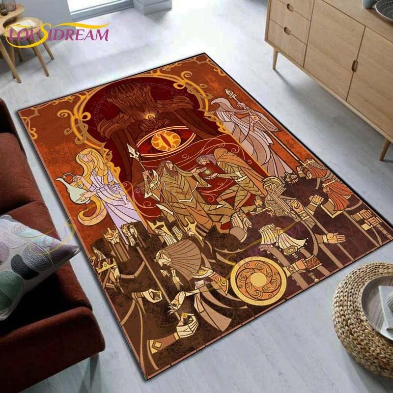 Árvore verde da vida tapete lendário filme senhor filme tapete decoração tapetes para casa sala de estar presente para ela ele anel