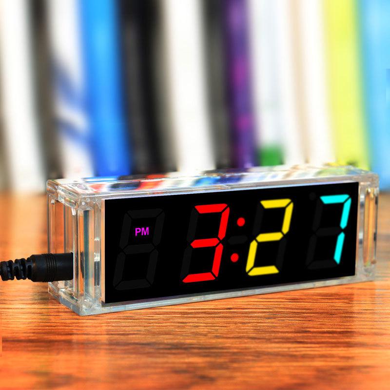 DIY Nixie-Röhren Siebenfarben-Uhr Bausatz: Elektronische Lötpraxis & Alarmzubehör